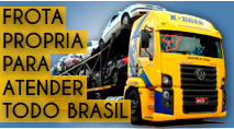 Frota própria para atender todo o Brasil
